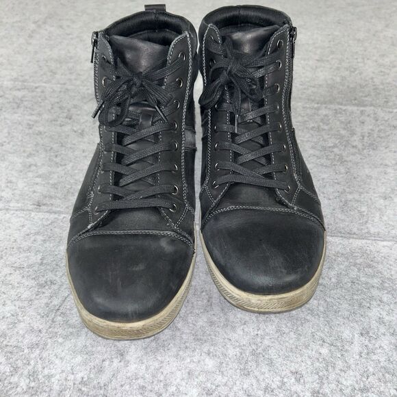 Propet Lucas Hi Leather Boots Shoes Black - Men’s Size 13 - MCV042L - X 3E main image 10